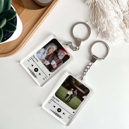 AreyaListen Custom Song Keychain