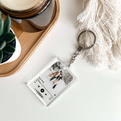 AreyaListen Custom Song Keychain